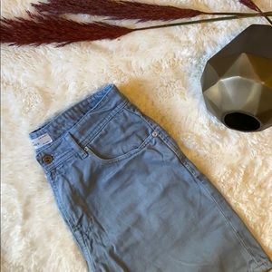 ZARA MEN’S SIZE 31 BLUE-GREY SHORTS